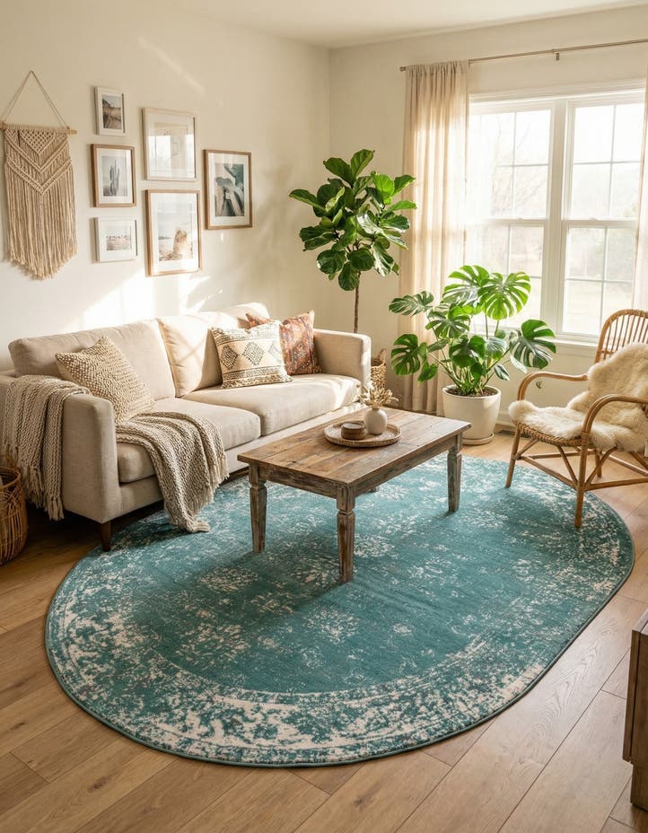 7' 10 x 10' Monte Carlo Oval Rug