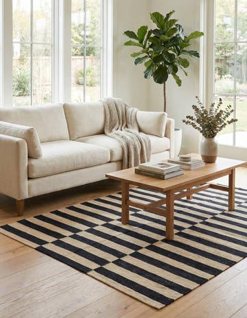 4' 3 x 6' Hand Woven Kilim Modern Wool Rug