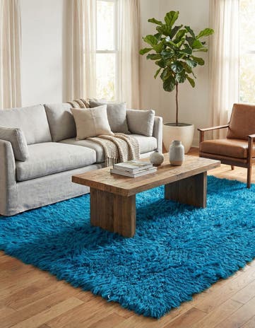 5' 7 x 6' 5 Hand Knotted Moroccan Wool Rug