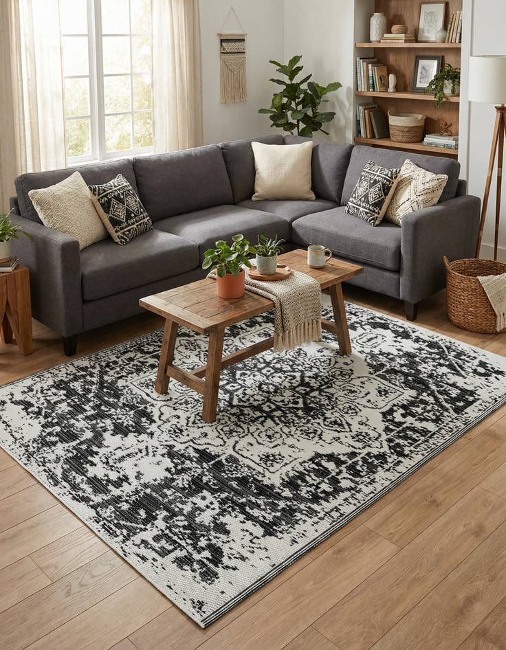 Detail image of  4' x 6'  Washable Vista Breeze Indoor / Outdoor Rug