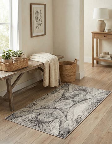 Dark Gray Monte Carlo Rug