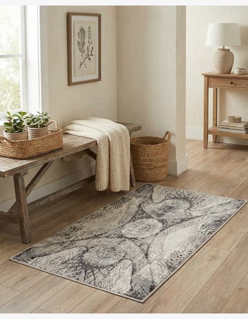 Dark Gray Monte Carlo Rug