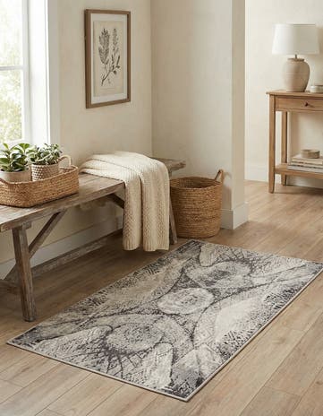 Dark Gray Monte Carlo Rug