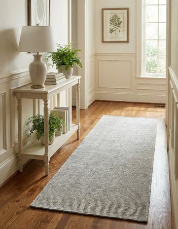 2' x 6' 1 Hand Woven Jill Zarin English Manor Farmhouse Wool Runner Rug