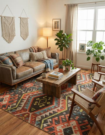 9' x 12' Chenille Jute Rug