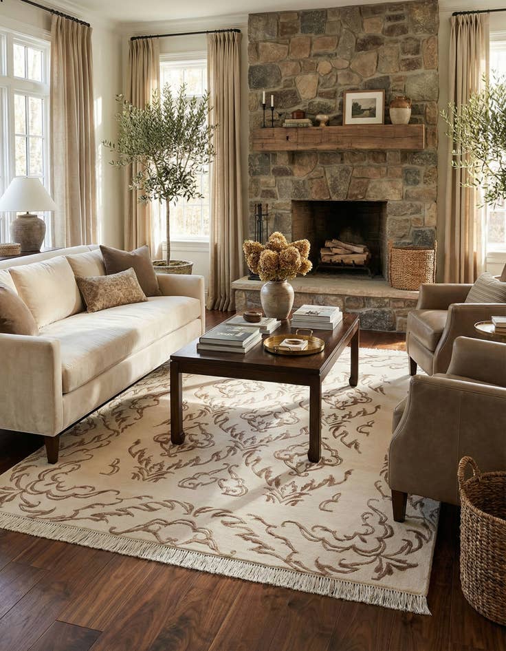 Detail image of 5' 1 x 6' 8 Darya Rug