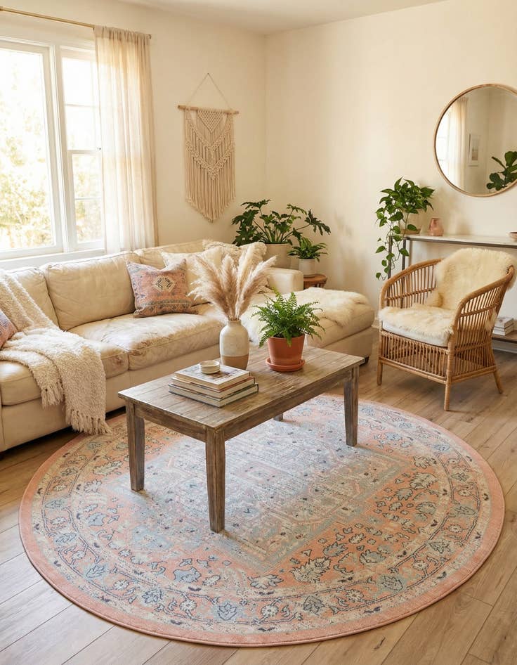 Detail image of  7' x 7' Whitney Round Rug