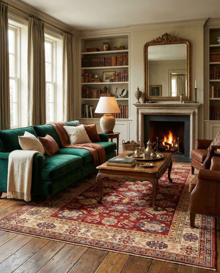 5' 8 x 7' 10 Hand Knotted Kazak Oriental Rug