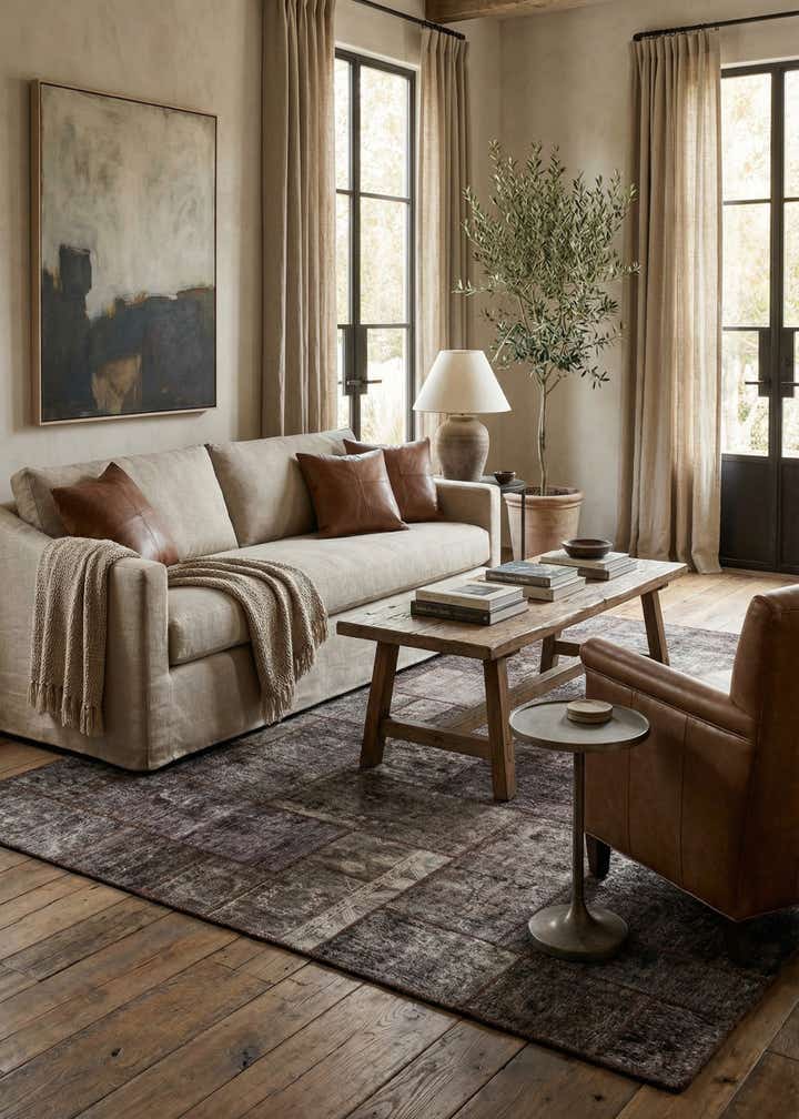 8' 4 x 10' Hand Knotted Ultra Vintage Persian Wool Rug