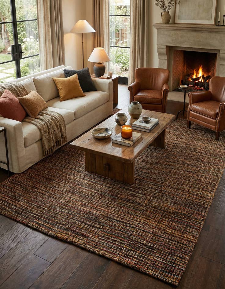 Detail image of  5' 5 x 8' 9  Hand Knotted Darya Wool Rug