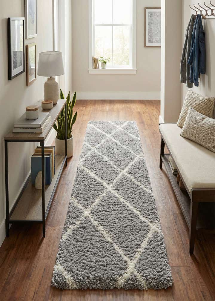 2' 7 x 10' Infinity Shag Runner Rug