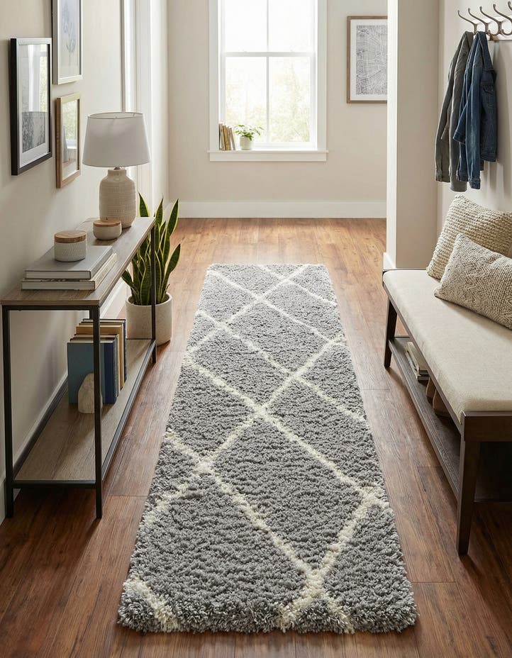 2' 7 x 10' Infinity Shag Runner Rug