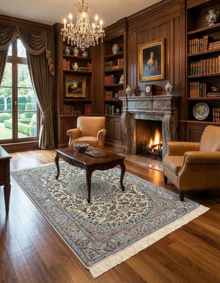 Detail image of 3' 6 x 5' 9 Nain Rug