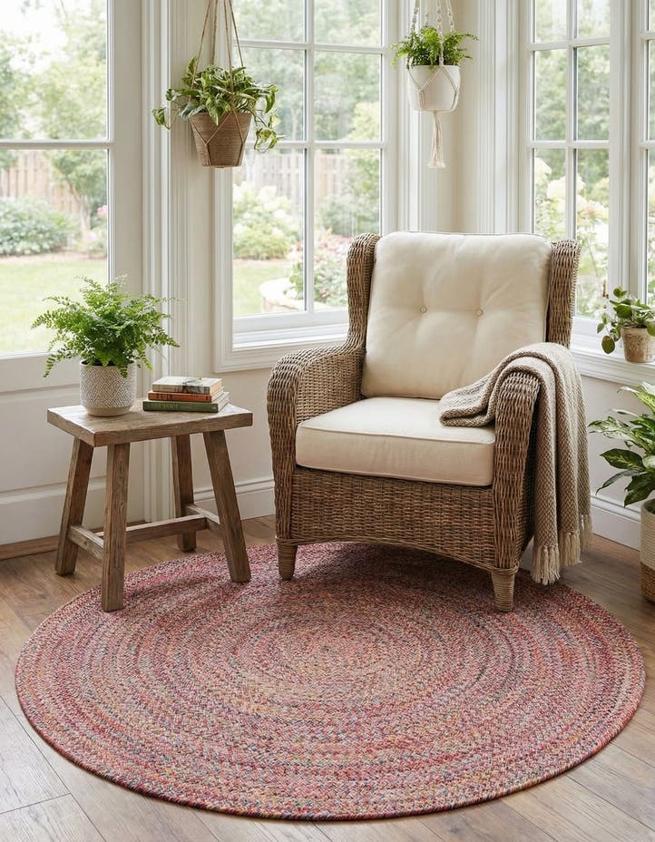 5' 3 x 5' 3 Easy-Clean Eco Verse Washable Indo...