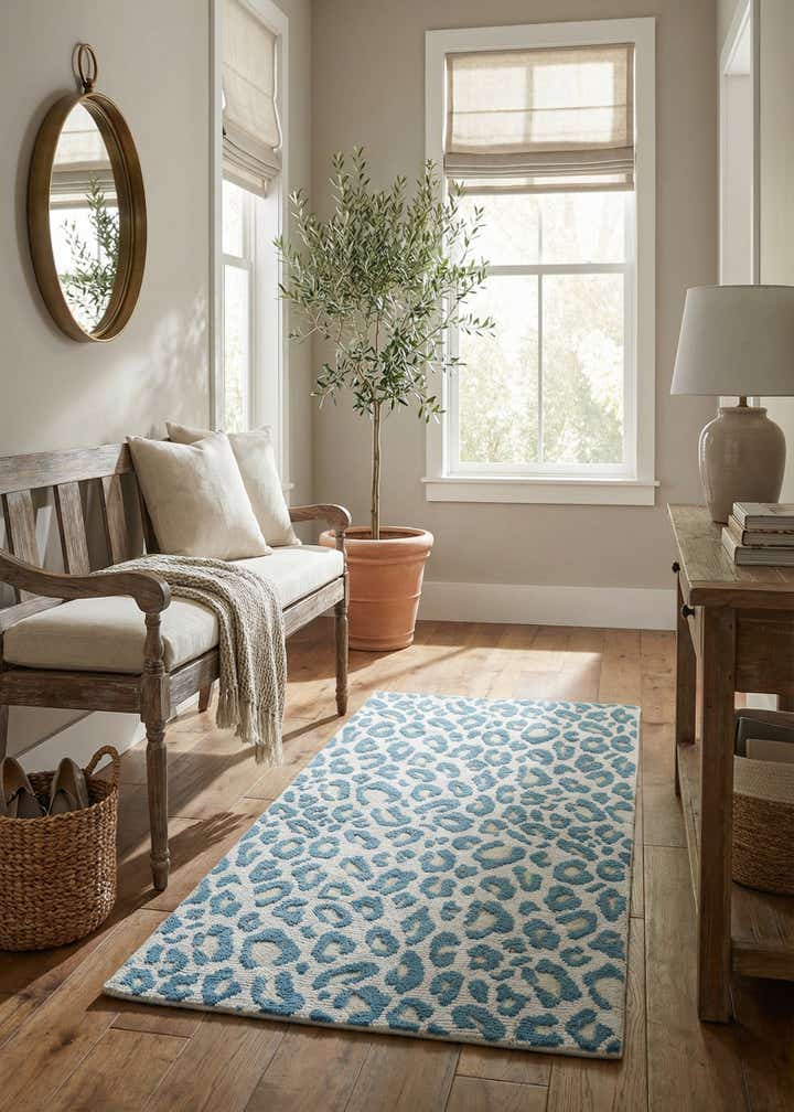 4' 1 x 5' 11 Hand Knotted Gabbeh Oriental Rug