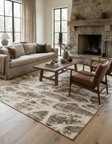 8' x 11' Hand Knotted Ultra Vintage Persian Wool Rug