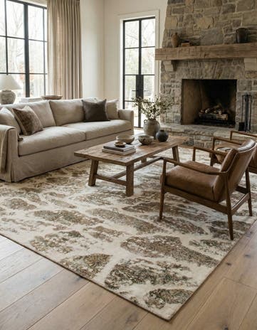 8' x 11' Hand Knotted Ultra Vintage Persian Wool Rug
