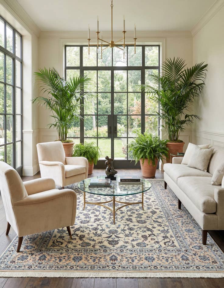 Detail image of 6' 10 x 10' 6 Nain Rug