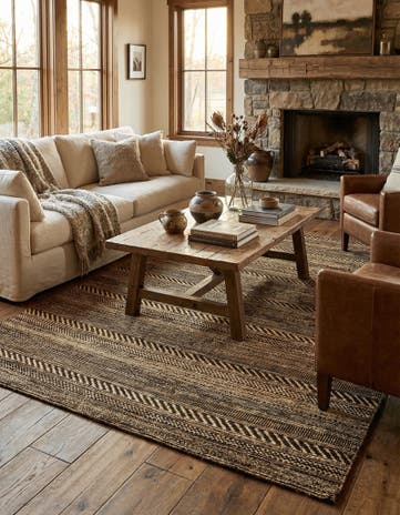 4' 6 x 6' 8 Juma Wool Rug