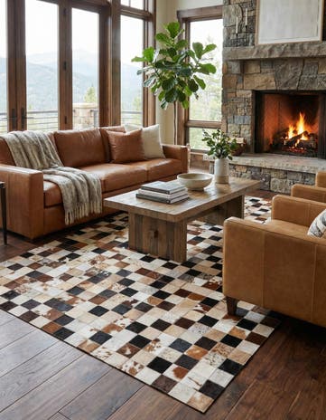 5' x 8' Cowhide Rug