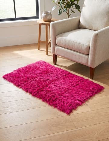 2' 9 x 5' Hand Knotted Moroccan Wool Rug