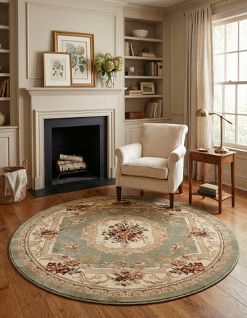 5' 3 x 5' 3 Chateau Round Rug