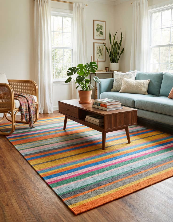 Detail image of  6' x 9'  Washable Aruba Indoor / Outdoor Rug