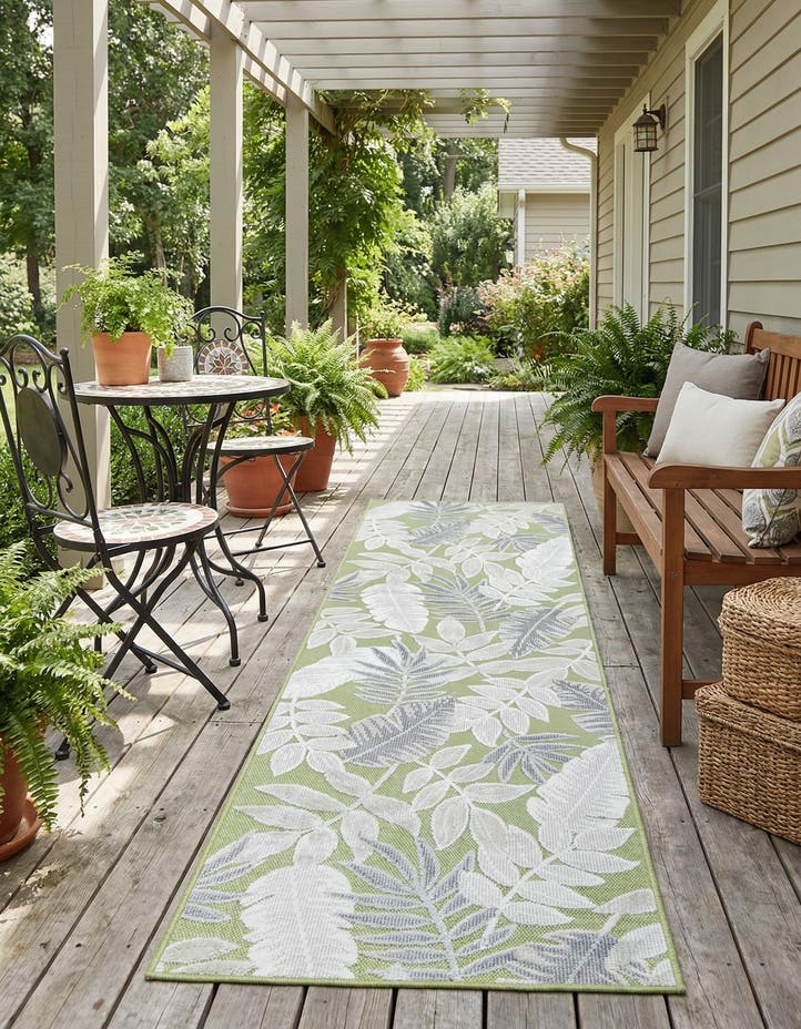 2' 2 x 8' Easy-Clean Botanical Indoor / Outd...