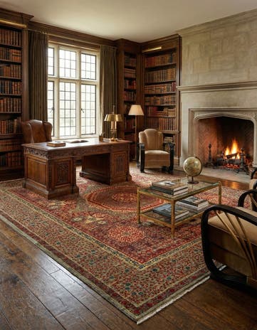 8' 1 x 9' 10 Amina Wool Rug