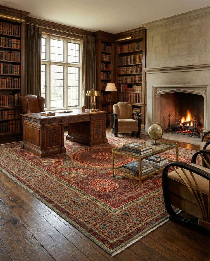 8' 1 x 9' 10 Amina Wool Rug