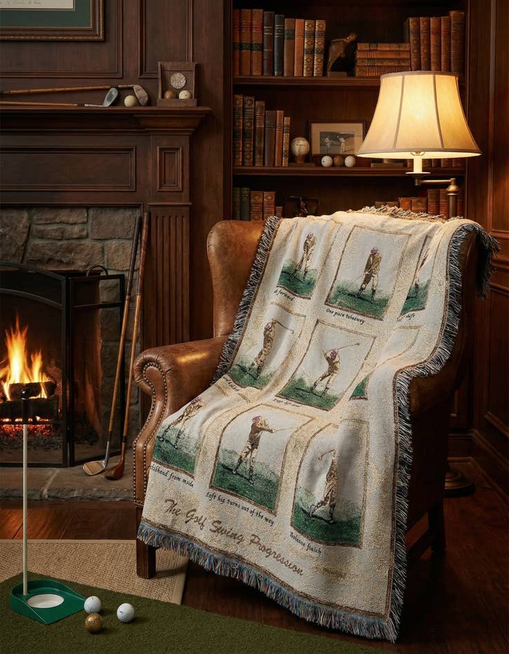 Detail image of 4' 6 x 6' Golf Swing Throw Blanket