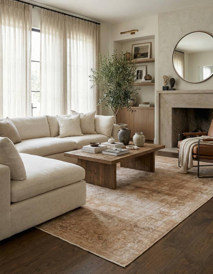 Detail image of 7' 6 x 10' 8  Hand Knotted Ultra Vintage Persian Wool Rug