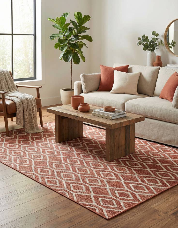 Detail image of 4' x 6' Easy-Clean Jill Zarin Turks and Caicos Indoor / Outdoor Rug