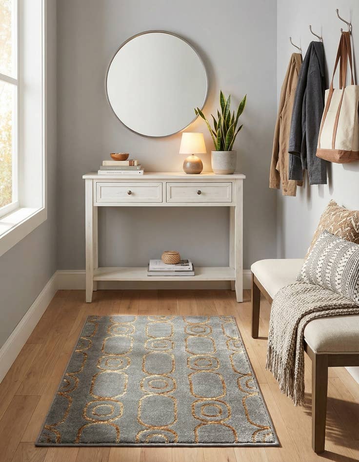 Detail image of  2' x 3' Vogue Geo Rug