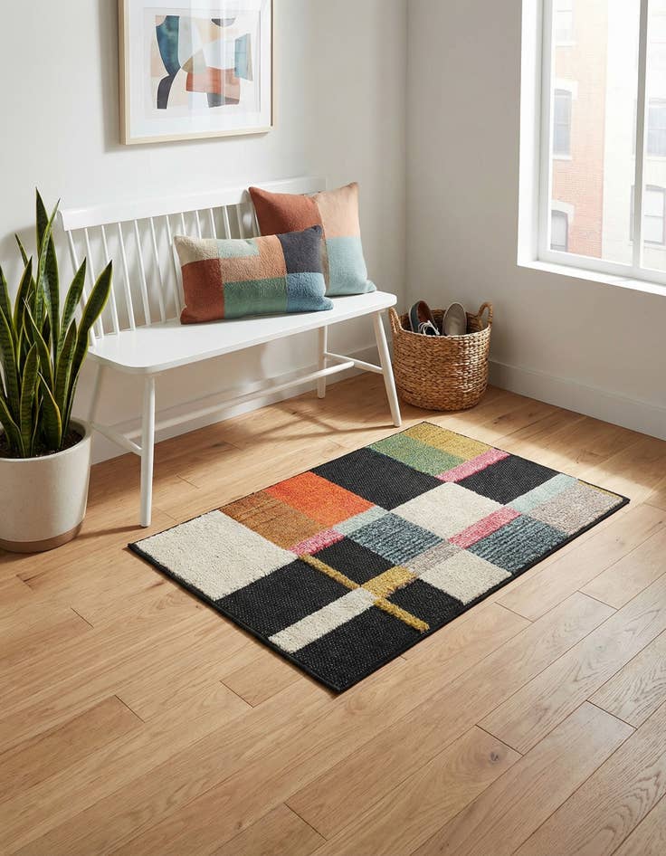 Detail image of 2' x 3' Easy-Clean Casablanca Indoor / Outdoor Rug