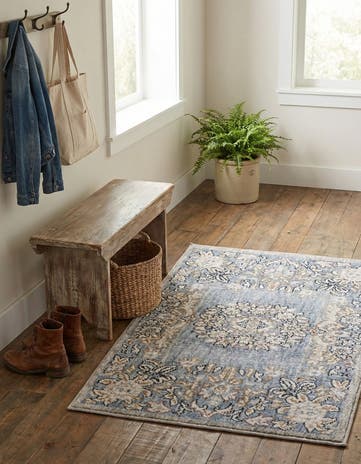 Harbor Blue Eco Traditional Rug