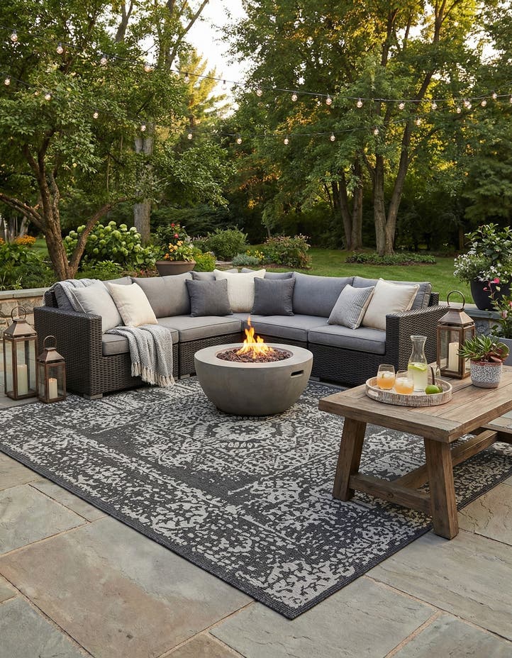 10' x 13' Easy-Clean Traditional Indoor / Ou...