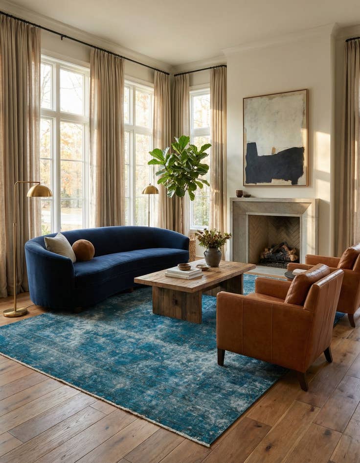 Detail image of  6' 4 x 9' 10  Hand Knotted Ultra Vintage Persian Wool Rug