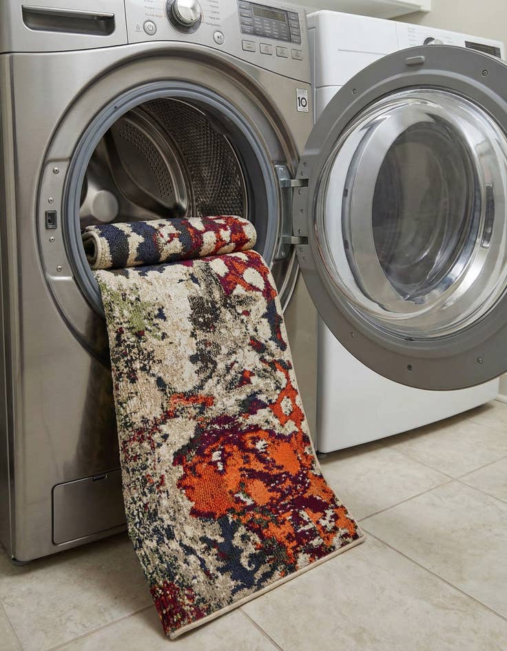 Detail image of  2' 7 x 12'  Washable Haerfest Runner Rug