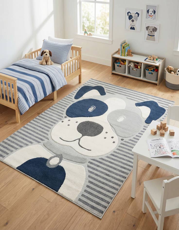 Detail image of 9' x 12' Whimsy Kids Rug