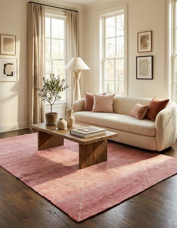 5' 7 x 8' Hand Knotted Darya Wool Rug