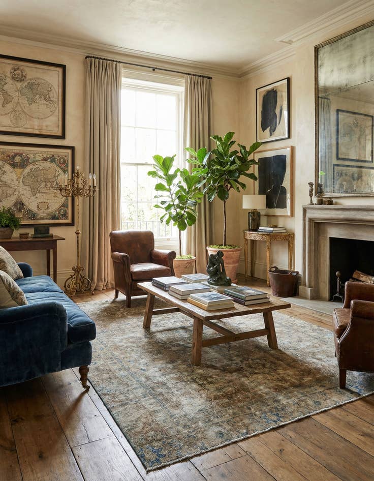 Detail image of  5' 10 x 8' 10 Vintage Rug