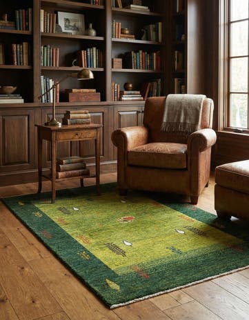 3' 1 x 4' 8 Kashkuli Wool Rug