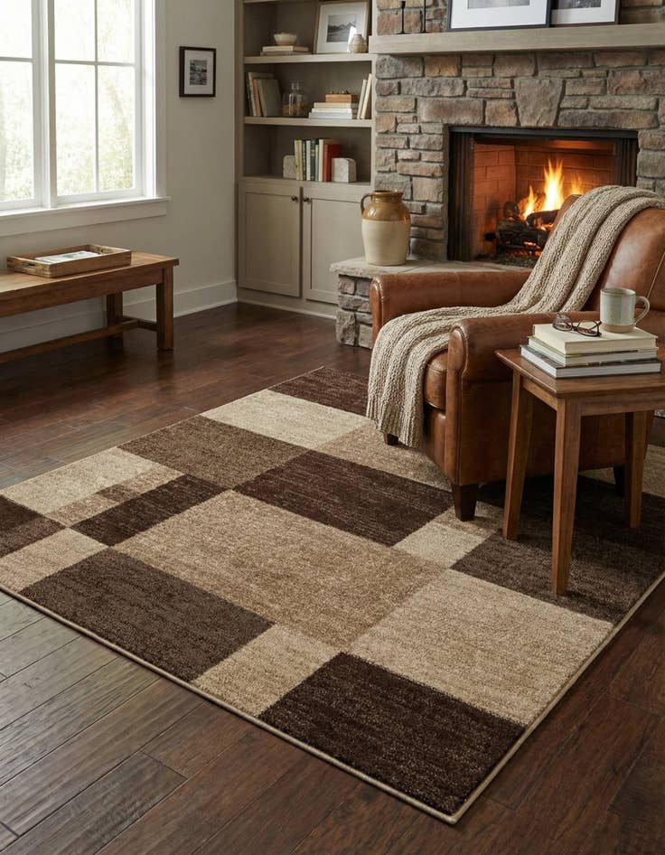 Detail image of 5' 3 x 5' 3 Harvest Square Rug