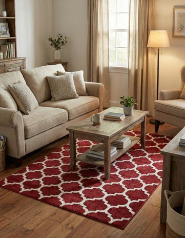4' x 6' Lattice Rug
