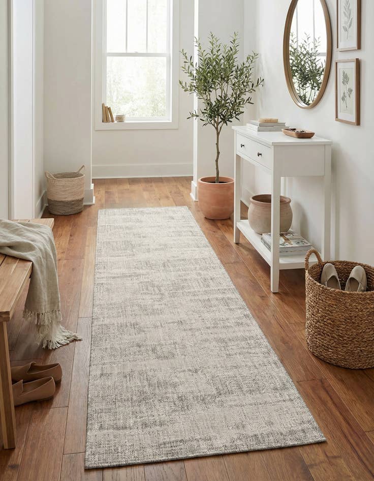 Detail image of 2' 7 x 10'  Washable Modern Indoor / Outdoor Runner Rug