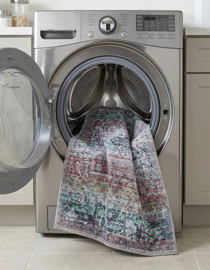 Detail image of 2' x 10'  Washable Renaissance Runner Rug