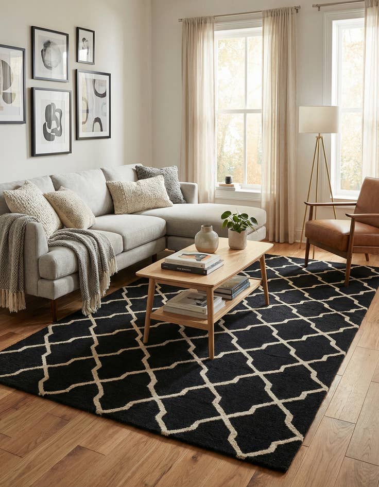 Detail image of 5' 1 x 8' Luna Rug