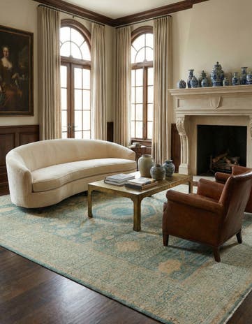9' x 11' 9 Hand Knotted Amina Rug