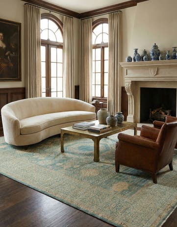 9' x 11' 9 Hand Knotted Amina Rug